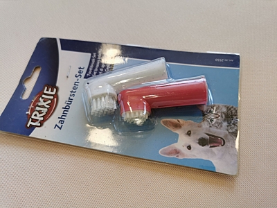 Kartáček na zuby pro psa, 2 ks