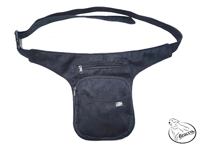 Bracco Hüften-Tasche, Gürtel Tasche-oder Umhängetasche - grün, SINUS Pfote und Herz 