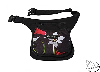 Bracco Friendly Waist Pocket, black/guzmania - different sizes.