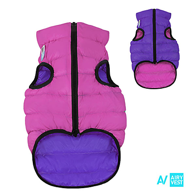 Airy Vest bunda pro psy růžová/fialová- různé velikosti