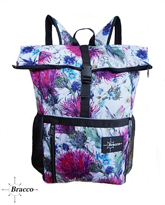 Bracco Backpack Active- white/ flowers 