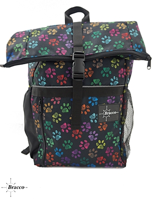 Bracco Backpack Active- black/paws
