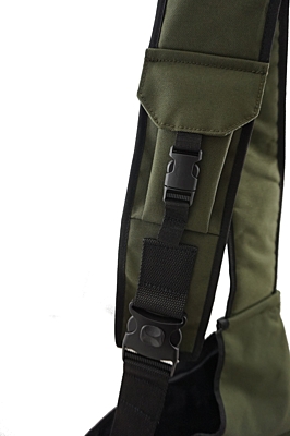 Bracco training bag Profi without zipper M, khaki/brown