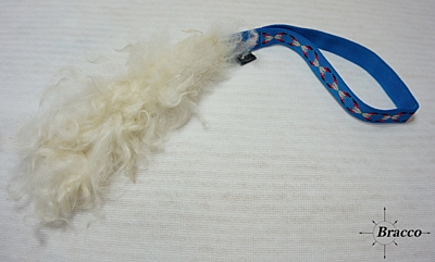 Bracco tugger for dog from a sheep fur 45 cm- various colours