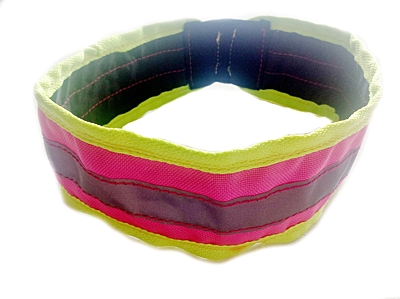 Bracco Reflective Collar Band with rubber- pink, different sizes. 