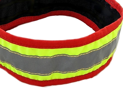 Bracco Hundesignalhalsband mit Klettverschluss, Gelb- verschiedene Größen
