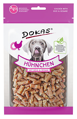Dokas - Chicken Mini Pieces für Hunde 70 g