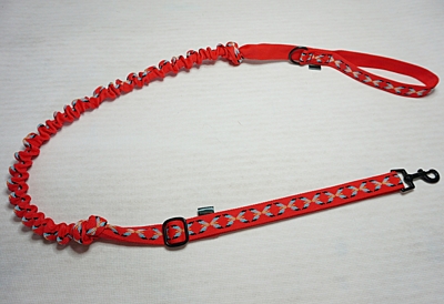 Bracco Leash with shock absorber for the dog, various colors and sizes - with handle