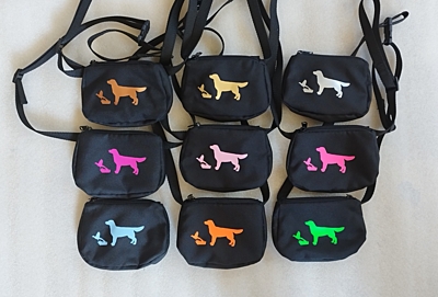 Bracco bag for treats or other things, size M- Golden Retriever, different colors