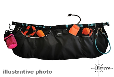 Bracco Active Röcke- verschiedene Größen, schwarz/Pfoten+Herz