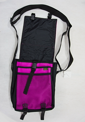 Bracco bag for training and other activities, size S, black/pink + logo