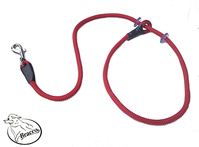 Bracco VARIABLE dog leash 8.0mm, part to dog 2x rubber stop 140cm- various colours / 3 YEAR WARRANTY