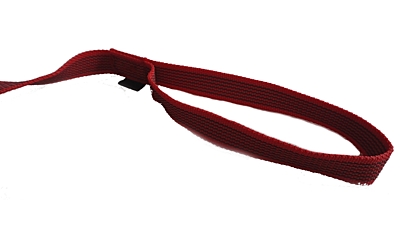 Bracco check cords with anti-slip, different lengths and types, red.