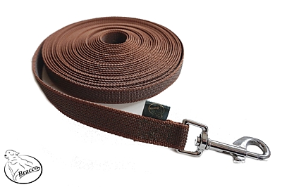 Bracco check cords with anti-slip, different lengths and types, brown.