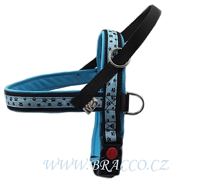 Bracco Norwegian harness, light blue - different sizes.